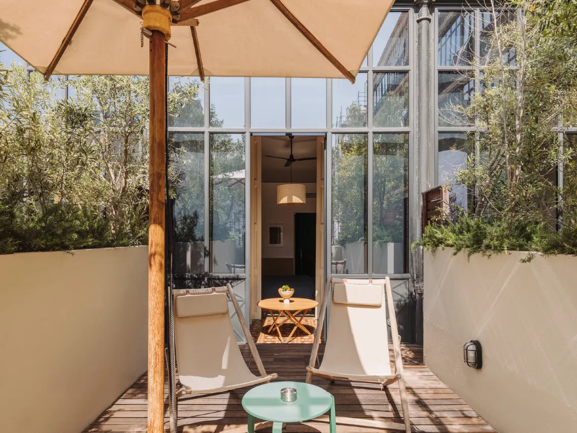 Courtyard Large Room with Terrace — Trip.com listing photograph